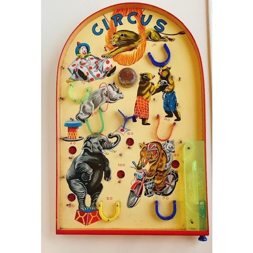 Vintage circus pinball game - circus,
