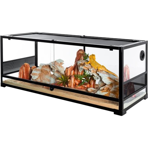 Large reptile tempered glass - tempered,