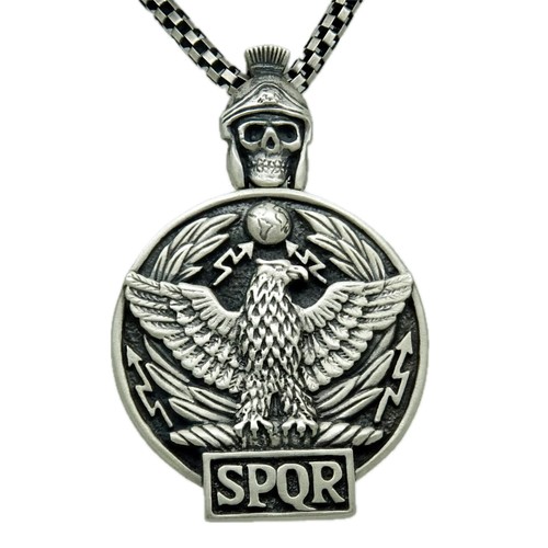 Roman eagle spqr skull - roman,