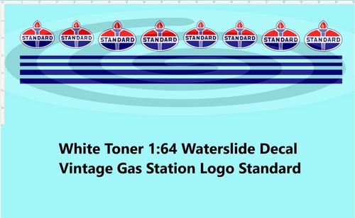 White toner waterslide - 1:64,