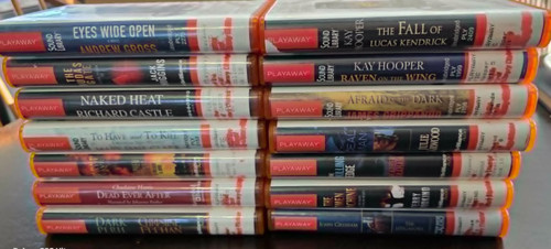 Lot playaway audiobooks - lot, of