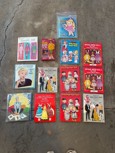 Vintage paper doll books - vintage,