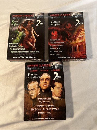 Lot horror classics dvd - lot, 3