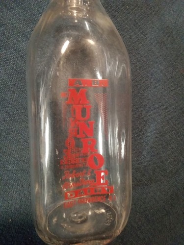 Vtg monroe dairy - monroe,