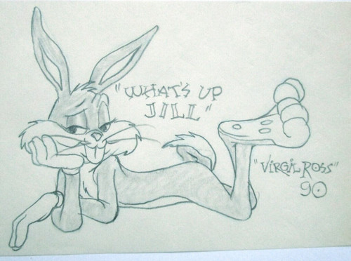 Virgil ross signed bugs bunny - bugs,