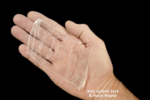 Selenite slab 2 - selenite, 1-2