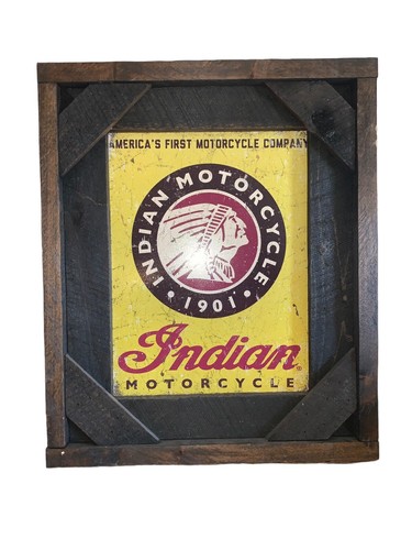 Indian motorcycle metal sign - indian,
