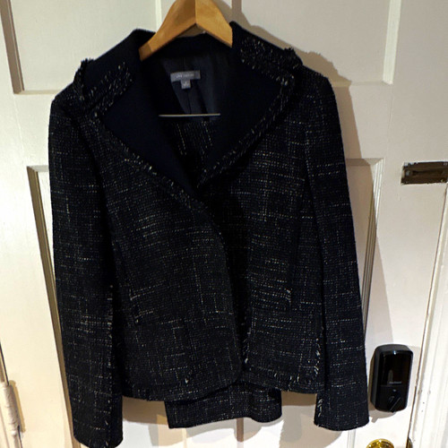 Ann taylor black tweed piece - taylor,