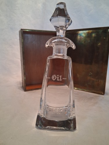 Clear glass decorative oil and - oil,