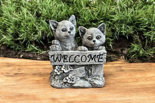 Welcome cat concrete - cat,