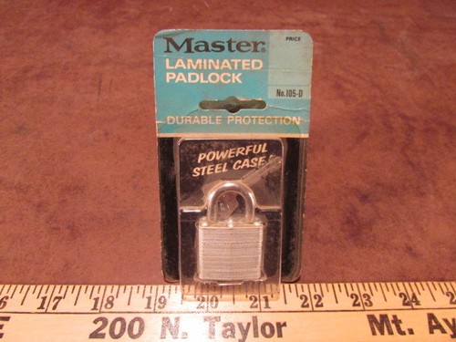 Vintage master padlock 105 - master,