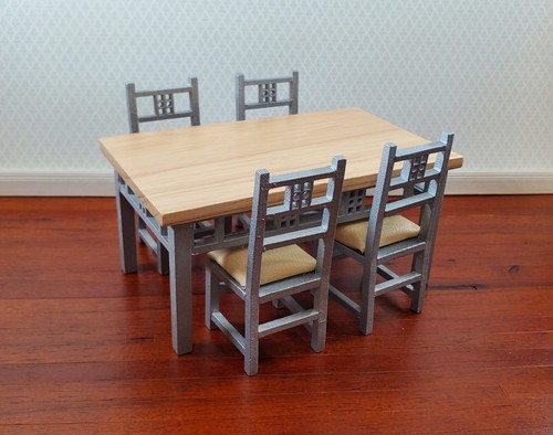 Dollhouse dining room table - dollhouse,