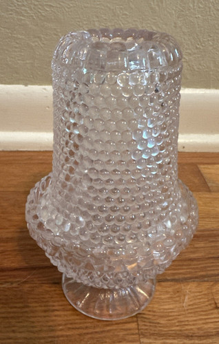 Vintage clear glass fairy lamp - vintage,