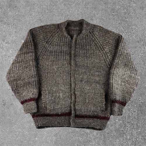 Vintage chunky wool zip - vintage, up