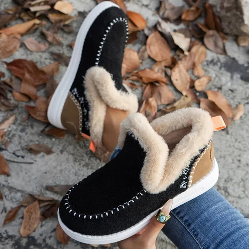 Women winter boots - fur, lined