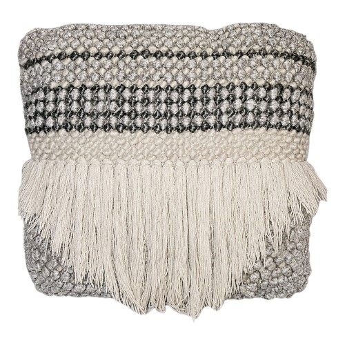 Neutral boho woven fringe - boho,
