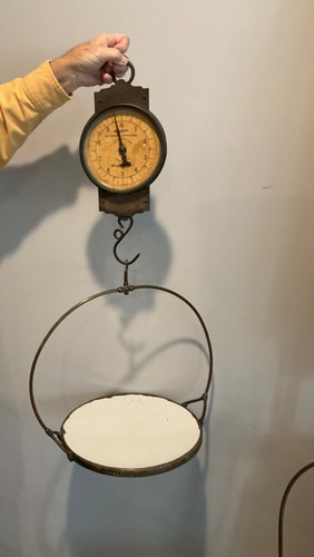 Antique scale butchers supply - antique,