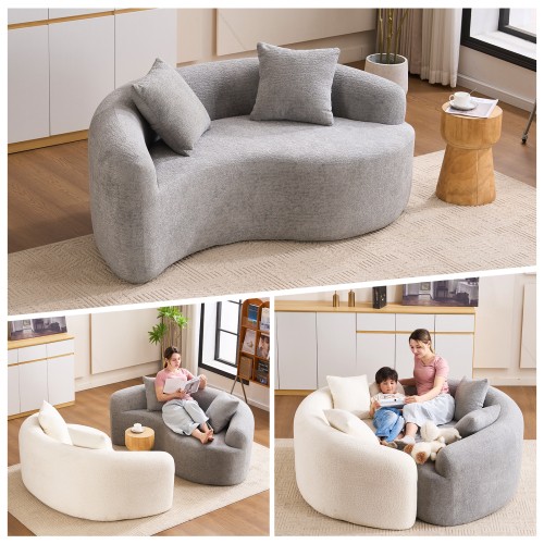 Gray sectional sofa modern - gray,