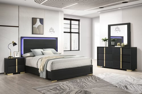 New black gold led queen - gold,