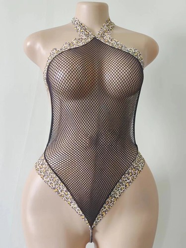 Sexy womens sheer mesh see - sheer,