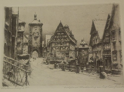 Paul geissler original etching - geissler,