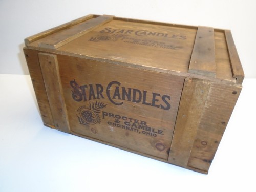 Antique star candles slide - "star, candles"