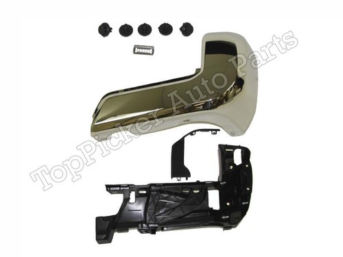 Rear bumper chrome - chrome, end