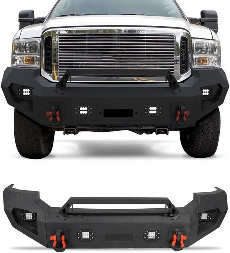 Steel front bumper - steel, w/