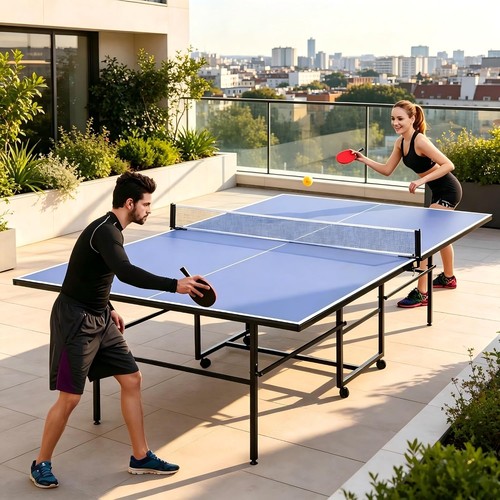 9ft folding ping pong table - 9ft,