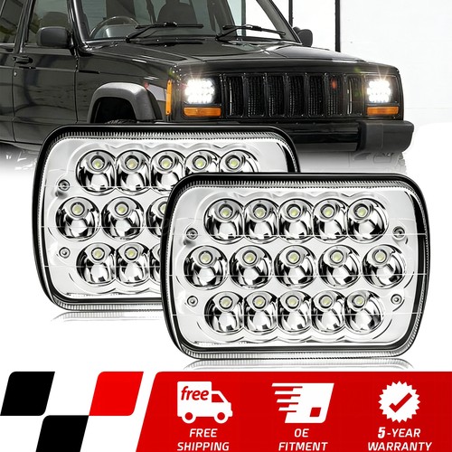Pair 5x7 7x6 led headlights - pair,