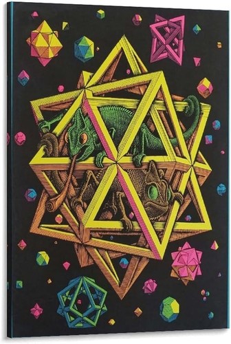 Escher stars poster c - stars, poster,