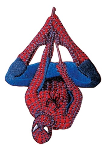 Spiderman hanging embroidered - spiderman,