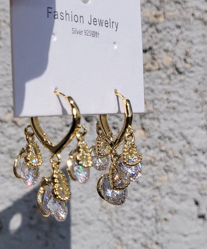 Elegant gold tone heart - gold,