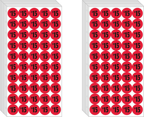 1000 pcs color coded price - 1000,