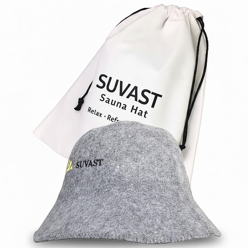 100 wool sauna cap - wool,