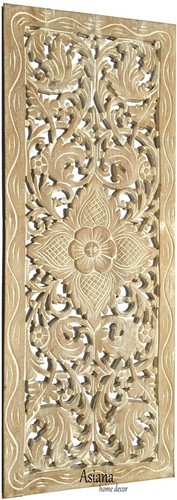 Tropical wood carved - wood, wall