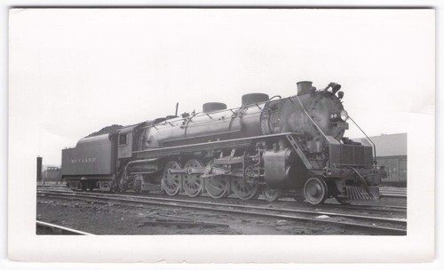 Vintage rutland railroad steam - railroad,