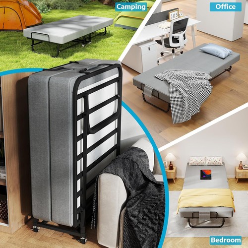 Twin folding bed - folding, cot