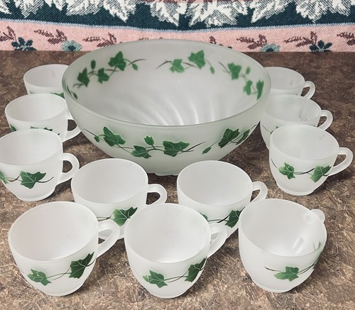 Vintage federal glass - federal, frosted