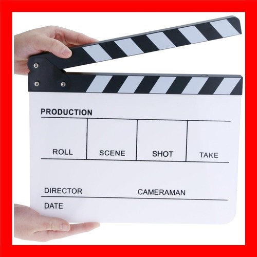 Acrylic clapper board - clapper,