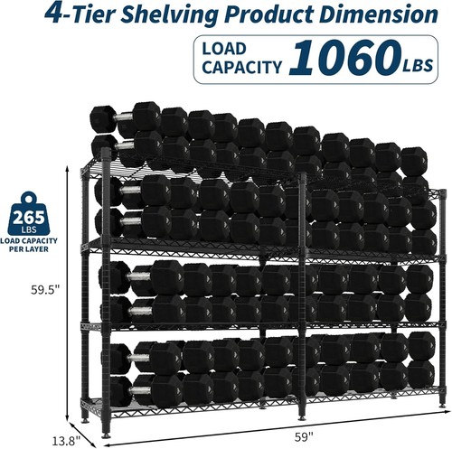 5tier storage shelves - storage, metal