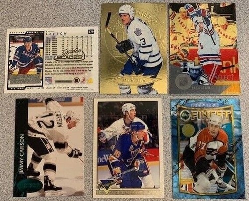 Hockey inserts parallels - &,