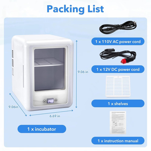 Lab incubator thermostatic - 4l,