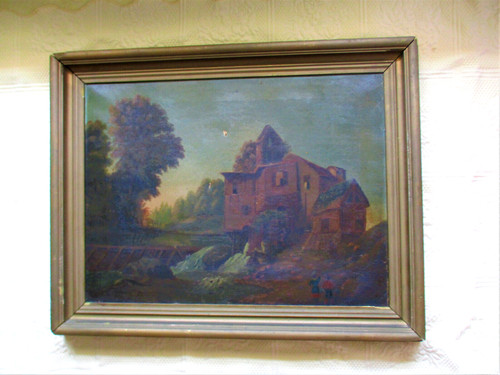 Victorian 1800s oil - victorian, painting
