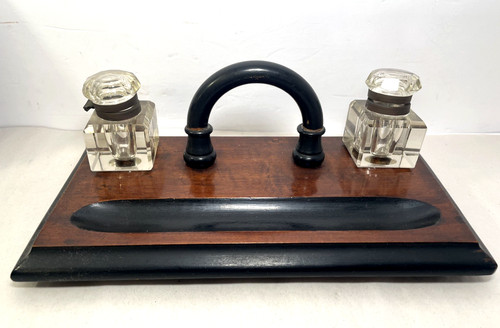 Antique double glass - antique,