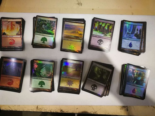 50xfoil basic land lot - lot,