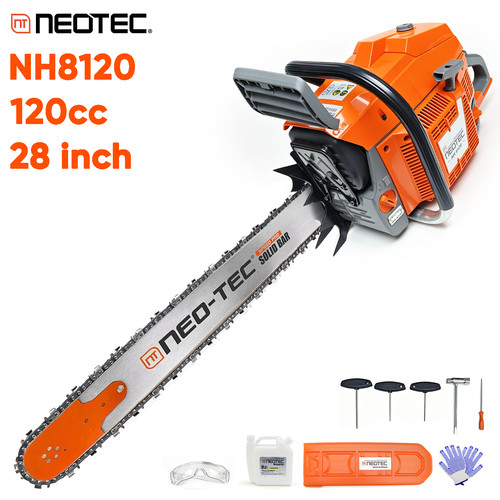 120cc gas chainsaw - chainsaw, with