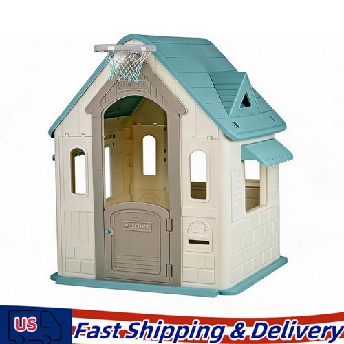 Kids outdoor playhouse - outdoor, cottage