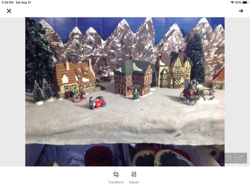 Christmas village display - village,