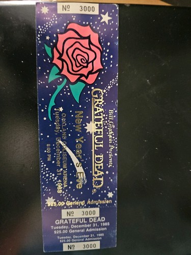 Grateful dead tickets - tickets, unused